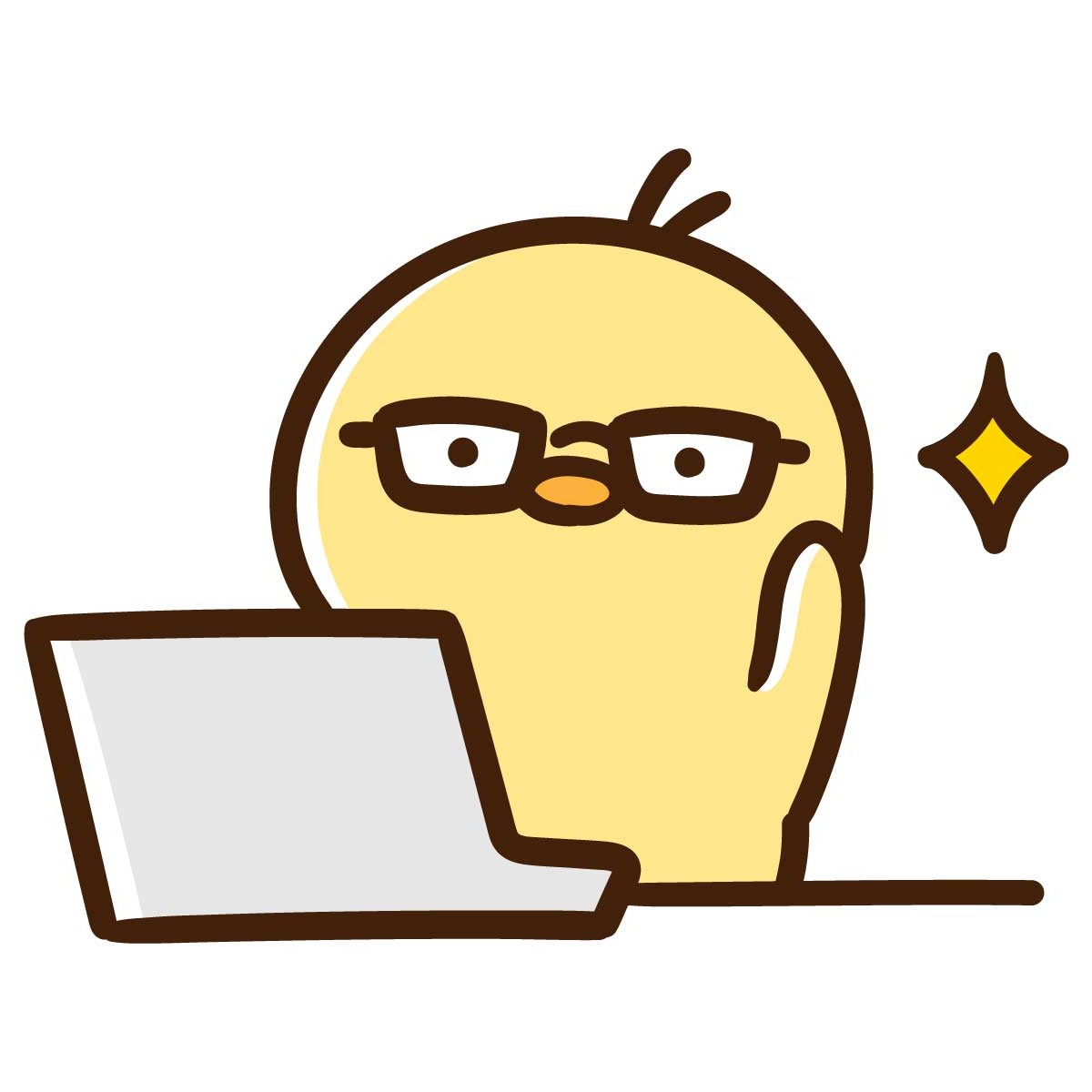 ひよこメガネ（右）
